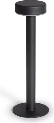 Produktbild von LED Tischlampe Tragbar mit wiederaufladbarem USB-Akku Metall Bunza Schwarz