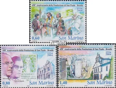 Produktbild von Briefmarken San Marino 2004 Mi 2158-2160 (kompl.Ausg.) postfrisch 450Jahre Sao Paulo