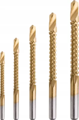 Produktbild von Condor Fräsbohrer HSS titaniert 5-teilig 3-8 mm