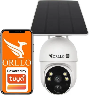 Zdjęcie produktu dla Kamera IP bezprzewodowa 4G LTE obrotowa z panelem solarnym Orllo TZ1 PRO
