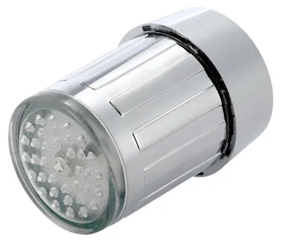 Produktbild von LED-Wasserhahn, farbwechselnder LED-Wasserhahn mit Temperatursensor, Küchenarmatur, Spülbeckenarmatur, Badezimmerzubehör