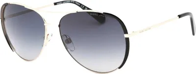 Immagine prodotto di Marc Jacobs - Occhiali da sole con logo da donna SY732 (Taglia unica) (Grigio scuro/oro)