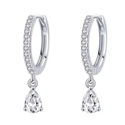 Produktbild von Damencreolen Ohrringe für Damen & Mädchen Ohrschmuck Party Style GESCHENKIDEE, Sterling Silber 925, inklusive Geschenkschachtel