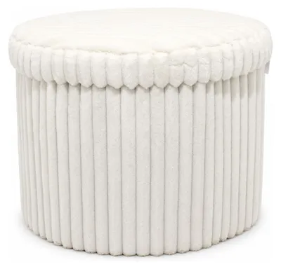 Produktbild von Home & Styling Sitzkissen - weis - 52 x 32 cm - MDF/Polyester - Hockerbox - zusammenklappbar