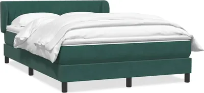 Produktbild von vidaXL Boxspringbett mit Matratze Dunkelgrün 160x220 cm Samt