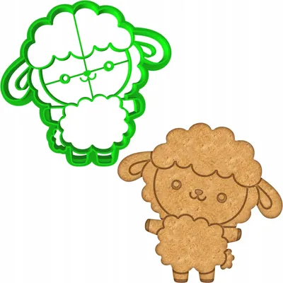 Produktbild von Cookie Monster Ausstecher Owca 34 Plätzchenform Ostern Lamm