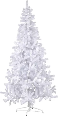 Immagine prodotto di Albero di Natale Best Season "Canadian" con base in plastica, ca. 210 x 115 cm, colore: bianco, per esterni, 607-30