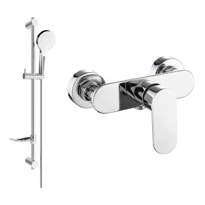 Obrázek produktu pro Mexen Milo DF05 sprchová baterie se sprchovou sadou, Chromovaná - 7134R05-00