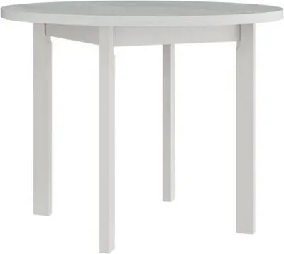 Obrázok produktu pre Malý okrúhly jedálenský stôl 100 cm BAIRD 5 - biely