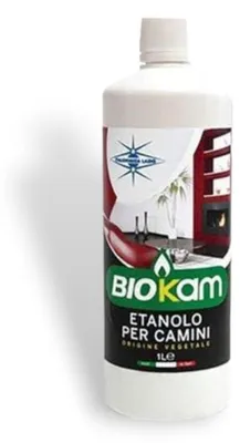 Immagine prodotto di Liquido bioetanolo per camini e stufe a liquido con fiamma viva - 1 litro