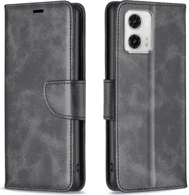 Produktbild von König Design Hülle kompatibel mit Kunstleder Handyhülle - Handy Case Schwarz