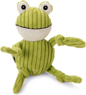 Produktbild von Beeztees Frosch Froggi - Hundespielzeug - Rippenstoff - Grün - 30x11x8.5