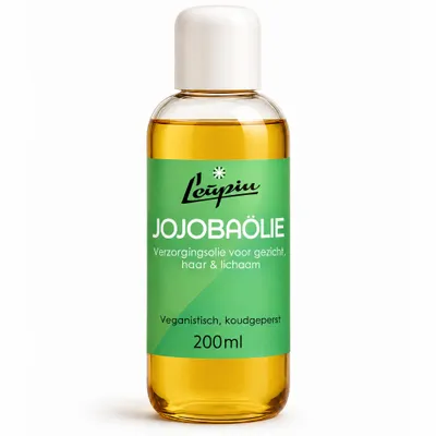 Productafbeelding van Leupin Jojobaolie 200 ml – koudgeperst, vegan, voor huid, haar & nagels