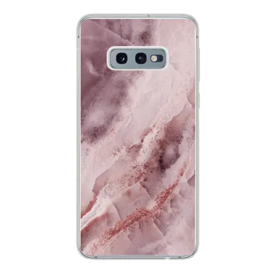 Produktbild von MuchoWow® Handyhülle Schutzhülle Hülle für Samsung Galaxy S10e Naturstein - Rosa - Luxus Silikon Softcase Handy Hülle - Handy
