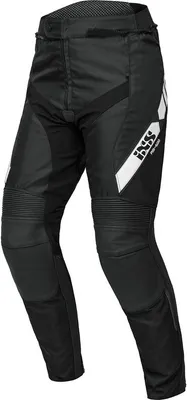 Produktbild von IXS RS-500 1.0 Motorrad Leder- / Textilhose, schwarz/weiß, Long 106