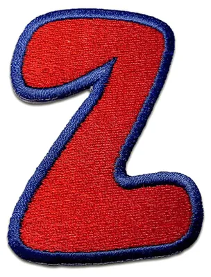Produktbild von Buchstabe Z - 6.2x4.6cm: Alphabet Buchstaben Einzeln Auswählbar - Aufnäher, Bügelbild, Aufbügler, Applikationen, Patches, Flicken, Zum Aufbügeln