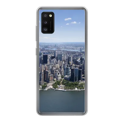 Produktbild von MuchoWow® Handyhülle Schutzhülle Hülle für Samsung Galaxy A41 New York - USA - Skyline Silikon Softcase Handy Hülle - Mobiltelefon