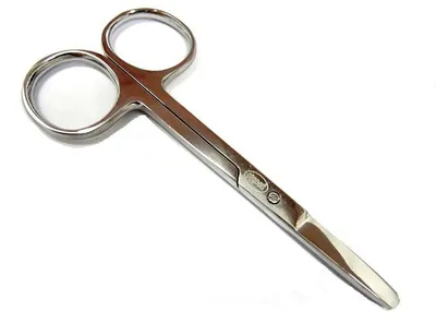 Obrázek produktu pro Nůžky na nehty s rovnými čepelemi kosmetické manikúra pedikúra ocel kabinet SPA stříbrné