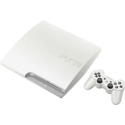 Produktbild von Sony PlayStation 3 Spielkonsole mit Gamepad - Kabellos - 320 GB HDD - HDMI - Silber - Dolby Digital - Blu-ray Player - IBM Triple-Core Prozessor - RSX GPU - Gigabit-Ethernet - Bluetooth - Wireless LAN - USB