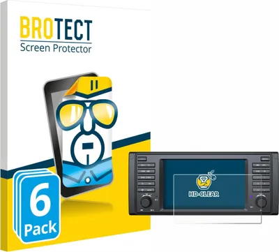 Produktbild von 6x Für Eonon E39A12S Schutzfolie BROTECT Displayschutz Display Schutz Folie Klar Transparent