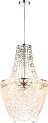 Produktbild von Globo Lighting Luster Metall verchromt, 3x E27