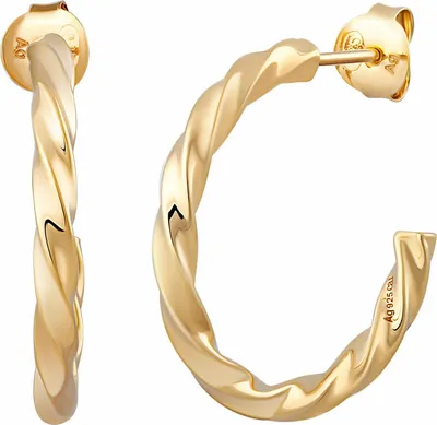 Produktbild von cai Creole 925/- Sterling Silber 2,5cm gelb ohne 274210080V
