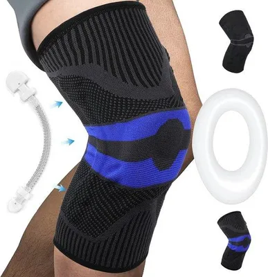 Produktbild von Famanu Kniebandage mit seitlicher Stabilisierung - 2 Stück