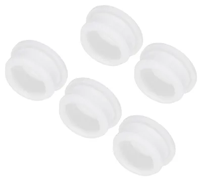 Silikon-Verschlussstopfen 27 mm, weiß, 5 Stück, wasserdicht