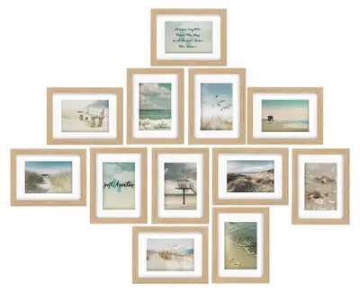 Immagine prodotto di Bomoe Set di 12 cornici Ocean, 13x18 cm, rovere