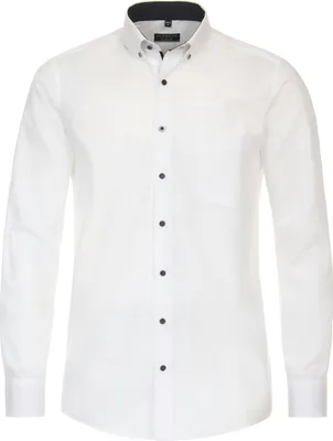 Produktbild von REDMOND Herren Businesshemd Langarm Button-Down Modern-Fit Weiß XXL