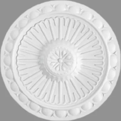 Produktbild von PROVISTON | Stuckrosette | Polystyrol | Durchmesser 280 mm | Weiß | Deckenrosette