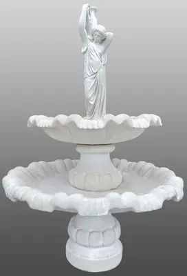 Immagine prodotto di Casa Padrino fontana barocca con brocca Ø 130 x H. 185 cm - fontana da giardino a 2 livelli