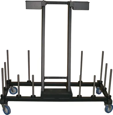 Produktbild von Get-Fit Langhantelwagen ohne Langhanteln, Hantelständer, Langhantelständer