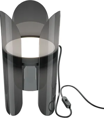 Produktbild von Tischleuchte LED Metall 30 cm hoch Schwarz 3000 K warmweißes Licht 550 lm Modern