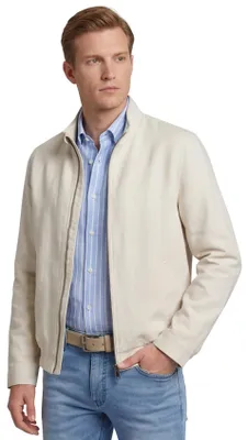 Produktbild von Pierre Cardin Sommerjacke beige Baumwolle einfarbig