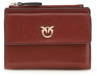 Immagine prodotto di Portafoglio PINKO in pelle di vitello color bordeaux, modello 103612A315_RR8Y