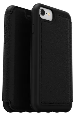 Produktbild von OtterBox Strada Lederhülle für iPhone 7/8/SE (2. und 3. Generation), stoßfest