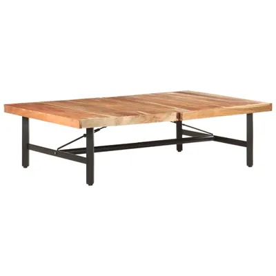 Zdjęcie produktu dla The Living Store stolik kawowy 142x90x42 cm lite drewno akacjowe