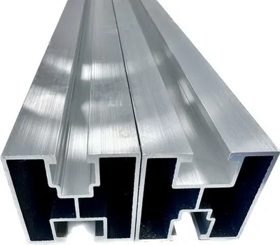 Produktbild von ALU Solarprofil silber 2000 mm 40x40 BV Nut 8 & Nut 10 Solarschiene