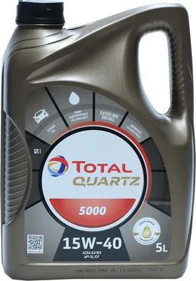Produktbild von Total Quartz 5000 15W-40 5 Liter