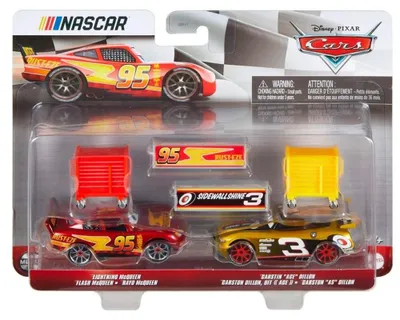 Produktbild von Disney Pixar Cars JDK48, Fahrzeug-Set, 3 Jahr(e), Metall, Mehrfarbig