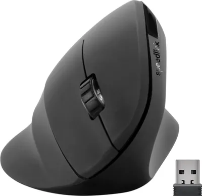 Produktbild von Speedlink - PIAVO Ergonomische vertikale Maus - Kabellos, gummischwarz