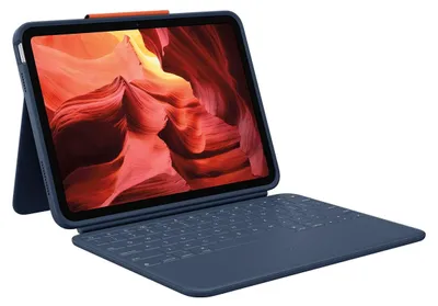 Produktbild von Logitech Rugged Combo 4, QWERTZ, Schweiz, Trackpad, 1,8 cm, 1,2 mm, Apple