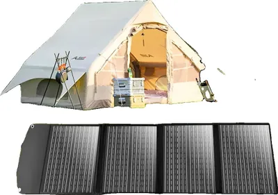 Zdjęcie produktu dla panel słoneczny 150 W, obsługa szybkiego ładowania, przenośna, składana konstrukcja, 18 V, 150 W