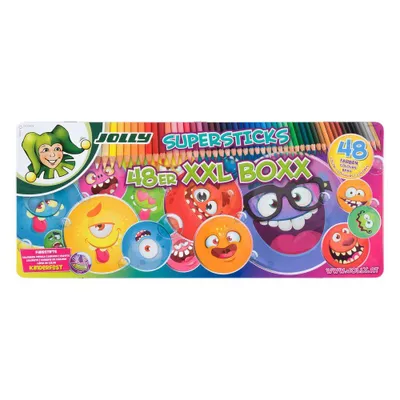 Produktbild von JOLLY, Farbstifte  XXL-BOXX, Superstick, 48er Etui, 3000