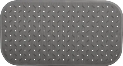 Produktbild von MSV Dusch-/Badeschutzmatte Bad - Gummi - grau - 36 x 76 cm