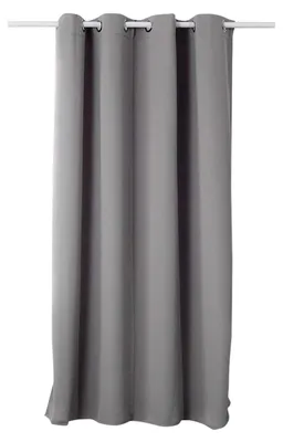 Produktbild von WOLTU Verdunklungsvorhänge mit Ösen Gardine Blickdicht 135x175cm Dunkelgrau