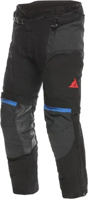 Image de Pantalon de moto en textile imperméable Dainese Super Adventure Absoluteshell S26, noir/bleu, taille 54