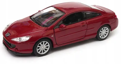 Produktbild von Welly Peugeot 407 Coupé Modellauto 1:32 Bordeauxrot