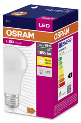 Zdjęcie produktu dla Żarówka Led Osram 10W E27 - Ciepła Biel, 1060Lm